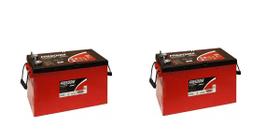 Kit C/2 Bateria Estacionaria Freedom Df3000 185ah Nobreak