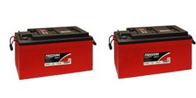 Kit C/2 Bateria Estacionaria Freedom Df4100 12v 240ah Solar antiga 4001