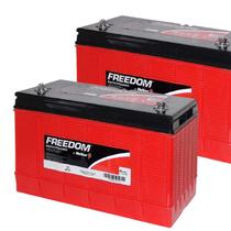 Kit C/2 Bateria Freedom Df1500 12v 93ah Estacionária Nobreak