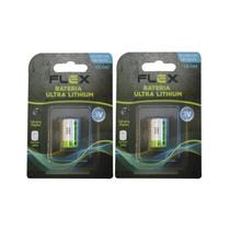 Kit C/2 Bateria Pilha Cr2 3v P Câmeras Fotográficas E Sensor