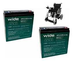 Kit c/2 Baterias 12v25ah Wide Kit c/2 Baterias 12v25ah Wide