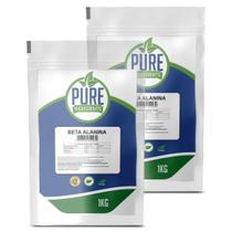 Kit c/2 Beta Alanina 1Kg 100% Pura Pure Ingredient's - Pure Ingredients