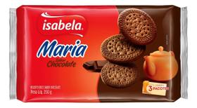 Kit c/ 2 Biscoito bolacha Isabela de chocolate 350 g