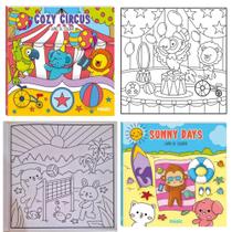 Kit C/2 Bobbie Goods Livro De Colorir Circus + Sunny Days