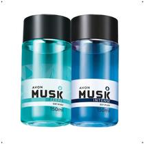 Kit C/2 Body Splash Musk Freeze + Intense 150ml Avon