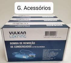 Kit c/2 bombas de dreno vulkan p/ ar condicionado split 24l/h de 7k à 60k