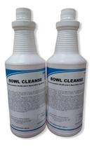 Kit C/2 Bowl Cleanse Limpador Desincrustante 1lt Spartan
