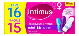 Kit c/ 2 Buffer Intimus Absorvente Interno lites 15 un