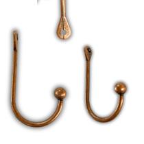 Kit c/2 Cabides Longo Liso Para Artesanato - 10,0cm e Parafusos