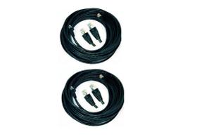 Kit C/2 Cabos De Rede Internet Lan Montado 20Mts - Oferta