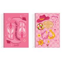 Kit c/ 2 caderno e. univ. country c/ 10m 160 folhas-jandaia