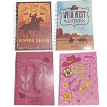 Kit c/2 cadernos espiral univ. country c/ 80 folhas -jandaia