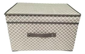 Kit C/2 Caixa Organizadora Flexível Grande Multiuso Armário