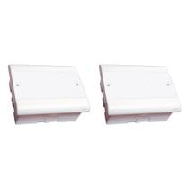 Kit C/2 - Caixa Passagem Pvc Perlex Embutir 18X22X08 3908