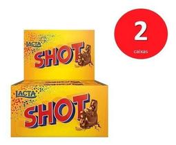 Kit C/2 Caixas Chocolate Lacta 17x90g Shot