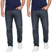 Kit C/2 Calças Jeans Masculina para Trabalho 100% Algodão Reforçada Premium