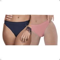 Kit c/2 Calcinha Calça Cavada Ultraleve Demillus 056300 Kit c/2 Calcinha Calça Cavada Ultraleve Demillus 056300