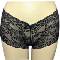 Kit C/2 Calcinha Caleçon Renda 352 Rosastyl Kit C/2 Calcinha Caleçon Renda 352 Rosastyl