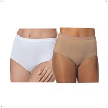 Kit c/2 Calcinhas Calça Clássica Cotton Demillus 057051