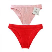 Kit c/ 2 calcinhas p b+ rosa/rosa Kit c/ 2 calcinhas p b+ rosa/rosa