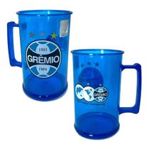 Kit c/ 2 Canecas Brasfoot Caneca Acrilica Com Design Gremio Kit c/ 2 Canecas Brasfoot Caneca Acrilica Com Design Gremio