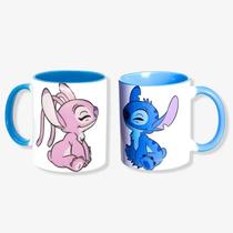 Kit c/ 2 canecas pop 350ml stitch minha metade Kit c/ 2 canecas pop 350ml stitch minha metade