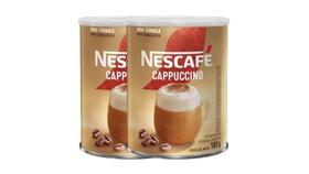 Kit c/ 2 Cappuccino Nescafé Tradicional Lata 180g