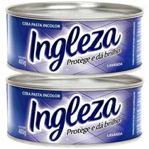 KIT C/ 2 CERAS EM PASTA INGLEZA 400g INCOLOR