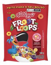 Kit c/ 2 Cereal Froot Loops sabor de Frutas Kellogg's 100g