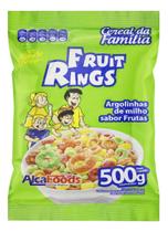 Kit c/ 2 Cereal Matinal Frutas Fruit Rings 500g Kit c/ 2 Cereal Matinal Frutas Fruit Rings 500g