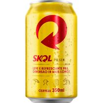 Kit c/ 2 Cerveja Skol Pilsen lata 350ml