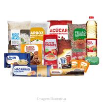 Kit C/ 2 Cesta Básica Completa Alimentos Essenciais 16 Itens Kit C/ 2 Cesta Básica Completa Alimentos Essenciais 16 Itens