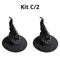 Kit C/2 Chapéu de Bruxa Mago Gandalf Retorcido Halloween
