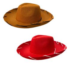 Kit C/ 2 Chapéus Toy Story E Jessie Adulto Cosplay