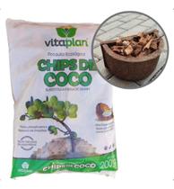 Kit c/ 2 Chips Coco Para Vasos Canteiros Jardim 200g - Kit c/ 2 Chips Coco Para Vasos Canteiros Jardim 200g -