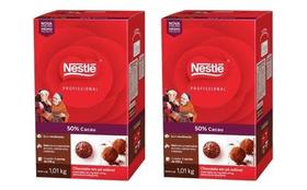 Kit C/2 Chocolate Em Pó 50% Cacau Dois Frades Nestlé 1,01kg Kit C/2 Chocolate Em Pó 50% Cacau Dois Frades Nestlé 1,01kg