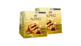 Kit c/ 2 Chocotone Alpino Recheio Cremoso Chocolate 450g