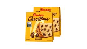 Kit c/ 2 Chocottone Bauducco Gotas de Chocolate 908g