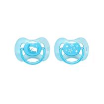 Kit C/2 Chupeta Buba 6m+ Bico Uni Azul Urso/Estrela 12669 Kit C/2 Chupeta Buba 6m+ Bico Uni Azul Urso/Estrela 12669