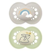 Kit C/ 2 Chupetas Day&Night MAM 16m+ Neutra + Estojo CH30423