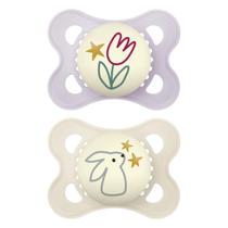 Kit c/ 2 Chupetas Night Mam 0-6m Tam1 Rosa CH22222
