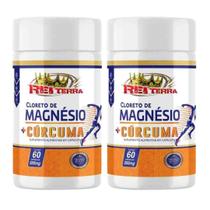 Kit C/2 Cloreto de Magnésio Cúr cu ma 60 Cáps Rei Terra Kit C/2 Cloreto de Magnésio Cúr cu ma 60 Cáps Rei Terra