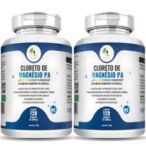 KIT C/2 Cloreto de Magnésio P A 120 Cápsulas - Fits Life