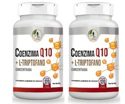 KIT C/2 Coenzima Q10 + L-triptofano Concentrada - 120 Cáps KIT C/2 Coenzima Q10 + L-triptofano Concentrada - 120 Cáps