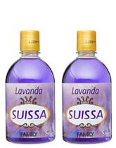 KIT C/ 2 Colonia LAVANDA Suissa 500Ml FAMILIA