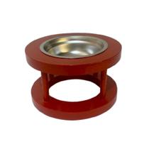 Kit C/2 Comedouros Suporte Elevado Madeira Oinus Individuais Tigela Inox Vermelho Kit C/2 Comedouros Suporte Elevado Madeira Oinus Individuais Tigela Inox Vermelho