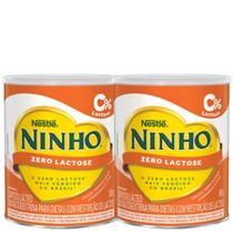 Kit C/2 Composto Lacteo Ninho Zero Lactose Nestle 380g Kit C/2 Composto Lacteo Ninho Zero Lactose Nestle 380g