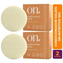 Kit c/ 2 Condicionador Vegano Sólido ON Nutritivo 55g - Orgânico Natural