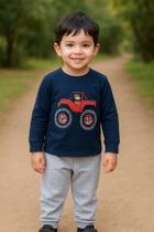 Kit c/2 Conjunto de Moletom Menino Maindra Estilo e Conforto para o Invern