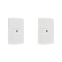 Kit C/2 - Conjunto Peesa Alfa 1516 Tomada Tel Rj11(Jack)...